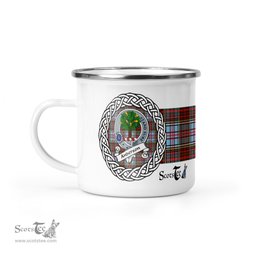 Scotstee Shop Tartan Plaid Camping Mug, Tartan Campfire Mugs, camping coffee mug Anderson Scottish Clan Tartan Crest Badge Coffee Mug Custom Scottish Mug