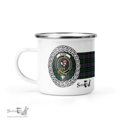Scotstee Shop Tartan Plaid Camping Mug, Tartan Campfire Mugs, camping coffee mug Byres Scottish Clan Tartan Crest Badge Coffee Mug Custom Scottish Mug
