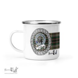 Scotstee Shop Tartan Plaid Camping Mug, Tartan Campfire Mugs, camping coffee mug Craig Scottish Clan Tartan Crest Badge Coffee Mug Custom Scottish Mug