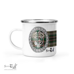Scotstee Shop Tartan Plaid Camping Mug, Tartan Campfire Mugs, camping coffee mug Craig Clan Tartan Crest Badge Coffee Mug Custom Scottish Mug