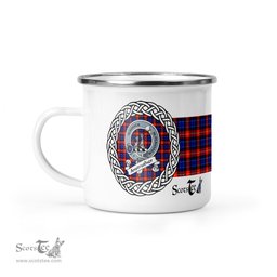 Scotstee Shop Tartan Plaid Camping Mug, Tartan Campfire Mugs, camping coffee mug Anstruther Scottish Clan Tartan Crest Badge Coffee Mug Custom Scottish Mug