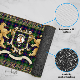 Scottish Sutherland I Clan Tartan Badge Rampant Lion Tartan Plaid Doormat Scottish Plaid Tartan Plaid - ScotsTee - scotstee.com