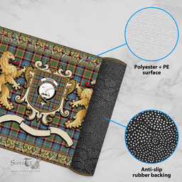Scottish Norvel Clan Tartan Badge Rampant Lion Tartan Plaid Doormat Scottish Plaid Tartan Plaid - ScotsTee - scotstee.com