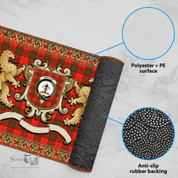 Scottish Maxtone Clan Tartan Badge Rampant Lion Tartan Plaid Doormat Scottish Plaid Tartan Plaid - ScotsTee - scotstee.com