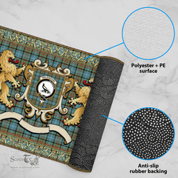 Scottish Walkinshaw Clan Tartan Badge Rampant Lion Tartan Plaid Doormat Scottish Plaid Tartan Plaid - ScotsTee - scotstee.com