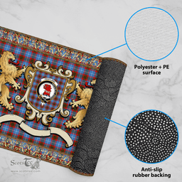 Scottish Pentland Clan Tartan Badge Rampant Lion Tartan Plaid Doormat Scottish Plaid Tartan Plaid - ScotsTee - scotstee.com