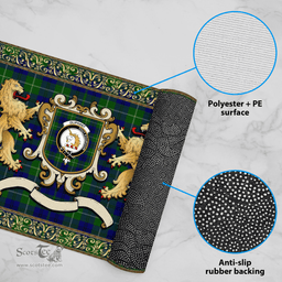 Scottish Oliphant Clan Tartan Badge Rampant Lion Tartan Plaid Doormat Scottish Plaid Tartan Plaid - ScotsTee - scotstee.com