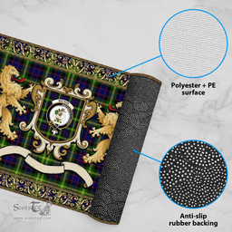 Scottish Watson Clan Tartan Badge Rampant Lion Tartan Plaid Doormat Scottish Plaid Tartan Plaid - ScotsTee - scotstee.com