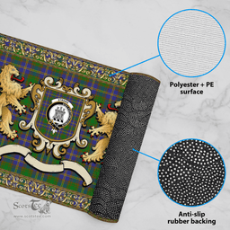 Scottish Strang Clan Tartan Badge Rampant Lion Tartan Plaid Doormat Scottish Plaid Tartan Plaid - ScotsTee - scotstee.com