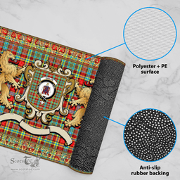 Scottish Ogilvie Clan Tartan Badge Rampant Lion Tartan Plaid Doormat Scottish Plaid Tartan Plaid - ScotsTee - scotstee.com