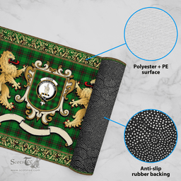 Scottish Logie Clan Tartan Badge Rampant Lion Tartan Plaid Doormat Scottish Plaid Tartan Plaid - ScotsTee - scotstee.com