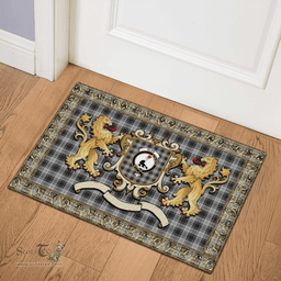 Scottish Glen Clan Tartan Badge Rampant Lion Tartan Plaid Doormat Scottish Plaid Tartan Plaid - ScotsTee - scotstee.com