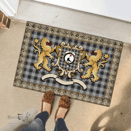 Scottish Glen Clan Tartan Badge Rampant Lion Tartan Plaid Doormat Scottish Plaid Tartan Plaid - ScotsTee - scotstee.com
