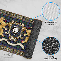 Scottish Fletcher Clan Tartan Badge Rampant Lion Tartan Plaid Doormat Scottish Plaid Tartan Plaid - ScotsTee - scotstee.com