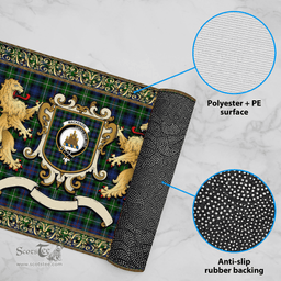 Scottish Mackenzie Clan Tartan Badge Rampant Lion Tartan Plaid Doormat Scottish Plaid Tartan Plaid - ScotsTee - scotstee.com