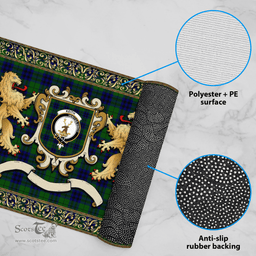 Scottish Keith Clan Tartan Badge Rampant Lion Tartan Plaid Doormat Scottish Plaid Tartan Plaid - ScotsTee - scotstee.com