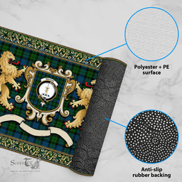 Scottish Mackay Clan Tartan Badge Rampant Lion Tartan Plaid Doormat Scottish Plaid Tartan Plaid - ScotsTee - scotstee.com