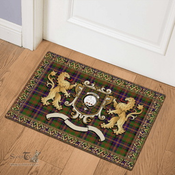 Scottish Cochrane Clan Tartan Badge Rampant Lion Tartan Plaid Doormat Scottish Plaid Tartan Plaid - ScotsTee - scotstee.com