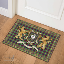 Scottish Clephan Clan Tartan Badge Rampant Lion Tartan Plaid Doormat Scottish Plaid Tartan Plaid - ScotsTee - scotstee.com