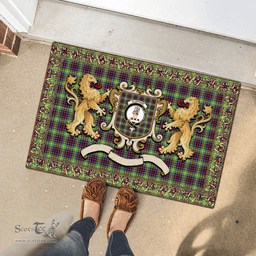 Scottish Clephan Clan Tartan Badge Rampant Lion Tartan Plaid Doormat Scottish Plaid Tartan Plaid - ScotsTee - scotstee.com