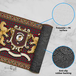 Scottish Fotheringham Clan Tartan Badge Rampant Lion Tartan Plaid Doormat Scottish Plaid Tartan Plaid - ScotsTee - scotstee.com