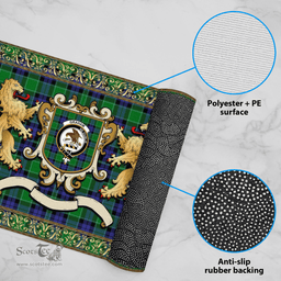Scottish Graham Clan Tartan Badge Rampant Lion Tartan Plaid Doormat Scottish Plaid Tartan Plaid - ScotsTee - scotstee.com