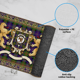 Scottish Chalmers Balnacraig Clan Tartan Badge Rampant Lion Tartan Plaid Doormat Scottish Plaid Tartan Plaid - ScotsTee - scotstee.com