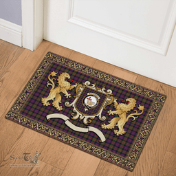 Scottish Macdonald Donald Clan Tartan Badge Rampant Lion Tartan Plaid Doormat Scottish Plaid Tartan Plaid - ScotsTee - scotstee.com
