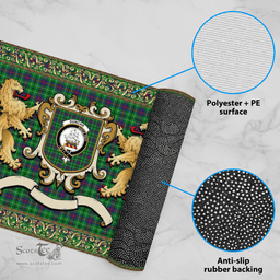 Scottish Duncan Clan Tartan Badge Rampant Lion Tartan Plaid Doormat Scottish Plaid Tartan Plaid - ScotsTee - scotstee.com