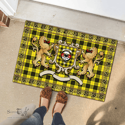 Scottish Macleod Of Lewis Clan Tartan Badge Rampant Lion Tartan Plaid Doormat Scottish Plaid Tartan Plaid - ScotsTee - scotstee.com