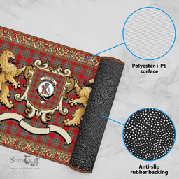 Scottish Macbain Clan Tartan Badge Rampant Lion Tartan Plaid Doormat Scottish Plaid Tartan Plaid - ScotsTee - scotstee.com