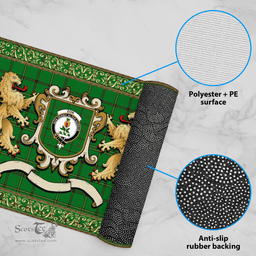Scottish Don Clan Tartan Badge Rampant Lion Tartan Plaid Doormat Scottish Plaid Tartan Plaid - ScotsTee - scotstee.com