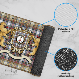 Scottish Dennistoun Clan Tartan Badge Rampant Lion Tartan Plaid Doormat Scottish Plaid Tartan Plaid - ScotsTee - scotstee.com