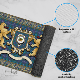 Scottish Douglas Clan Tartan Badge Rampant Lion Tartan Plaid Doormat Scottish Plaid Tartan Plaid - ScotsTee - scotstee.com