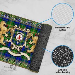 Scottish Maitland Clan Tartan Badge Rampant Lion Tartan Plaid Doormat Scottish Plaid Tartan Plaid - ScotsTee - scotstee.com