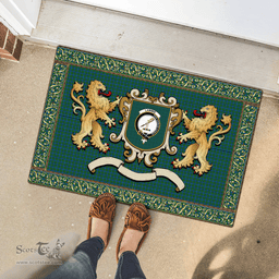Scottish Lammie Clan Tartan Badge Rampant Lion Tartan Plaid Doormat Scottish Plaid Tartan Plaid - ScotsTee - scotstee.com