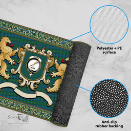 Scottish Lammie Clan Tartan Badge Rampant Lion Tartan Plaid Doormat Scottish Plaid Tartan Plaid - ScotsTee - scotstee.com