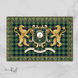 Scottish Blackadder Clan Tartan Badge Rampant Lion Tartan Plaid Doormat Scottish Plaid Tartan Plaid - ScotsTee - scotstee.com