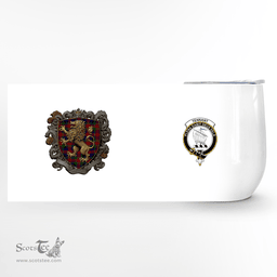 Scottish Tennant Clan Badge Scottish Rampant Lion Wine Tartan Tumbler Scottish Plaid Tartan Plaid - ScotsTee - scotstee.com
