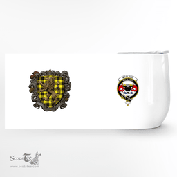 Scottish Macleod Of Lewis Clan Badge Scottish Rampant Lion Wine Tartan Tumbler Scottish Plaid Tartan Plaid - ScotsTee - scotstee.com