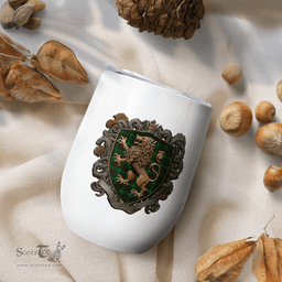 Scottish Beveridge Clan Badge Scottish Rampant Lion Wine Tartan Tumbler Scottish Plaid Tartan Plaid - ScotsTee - scotstee.com