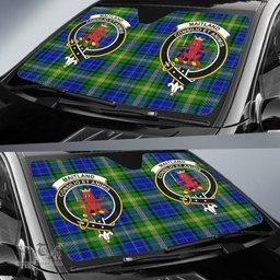 Scottish Maitland Clan Tartan Crest Tartan Car Sun Shade Scottish Plaid Tartan Plaid - ScotsTee - scotstee.com