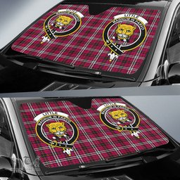 Scottish Little Clan Tartan Crest Tartan Car Sun Shade Scottish Plaid Tartan Plaid - ScotsTee - scotstee.com