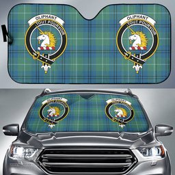 Scottish Oliphant Ancient Clan Tartan Crest Tartan Car Sun Shade Scottish Plaid Tartan Plaid - ScotsTee - scotstee.com