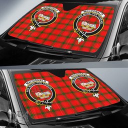 Scottish MacDonald of Sleat Clan Tartan Crest Tartan Car Sun Shade Scottish Plaid Tartan Plaid - ScotsTee - scotstee.com
