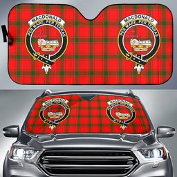Scottish MacDonald of Sleat Clan Tartan Crest Tartan Car Sun Shade Scottish Plaid Tartan Plaid - ScotsTee - scotstee.com