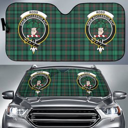 Scottish Ross Hunting Modern Clan Tartan Crest Tartan Car Sun Shade Scottish Plaid Tartan Plaid - ScotsTee - scotstee.com