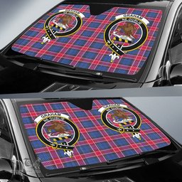 Scottish Graham of Menteith Red Clan Tartan Crest Tartan Car Sun Shade Scottish Plaid Tartan Plaid - ScotsTee - scotstee.com
