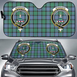 Scottish Morrison Ancient Clan Tartan Crest Tartan Car Sun Shade Scottish Plaid Tartan Plaid - ScotsTee - scotstee.com