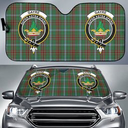 Scottish Gayre Clan Tartan Crest Tartan Car Sun Shade Scottish Plaid Tartan Plaid - ScotsTee - scotstee.com